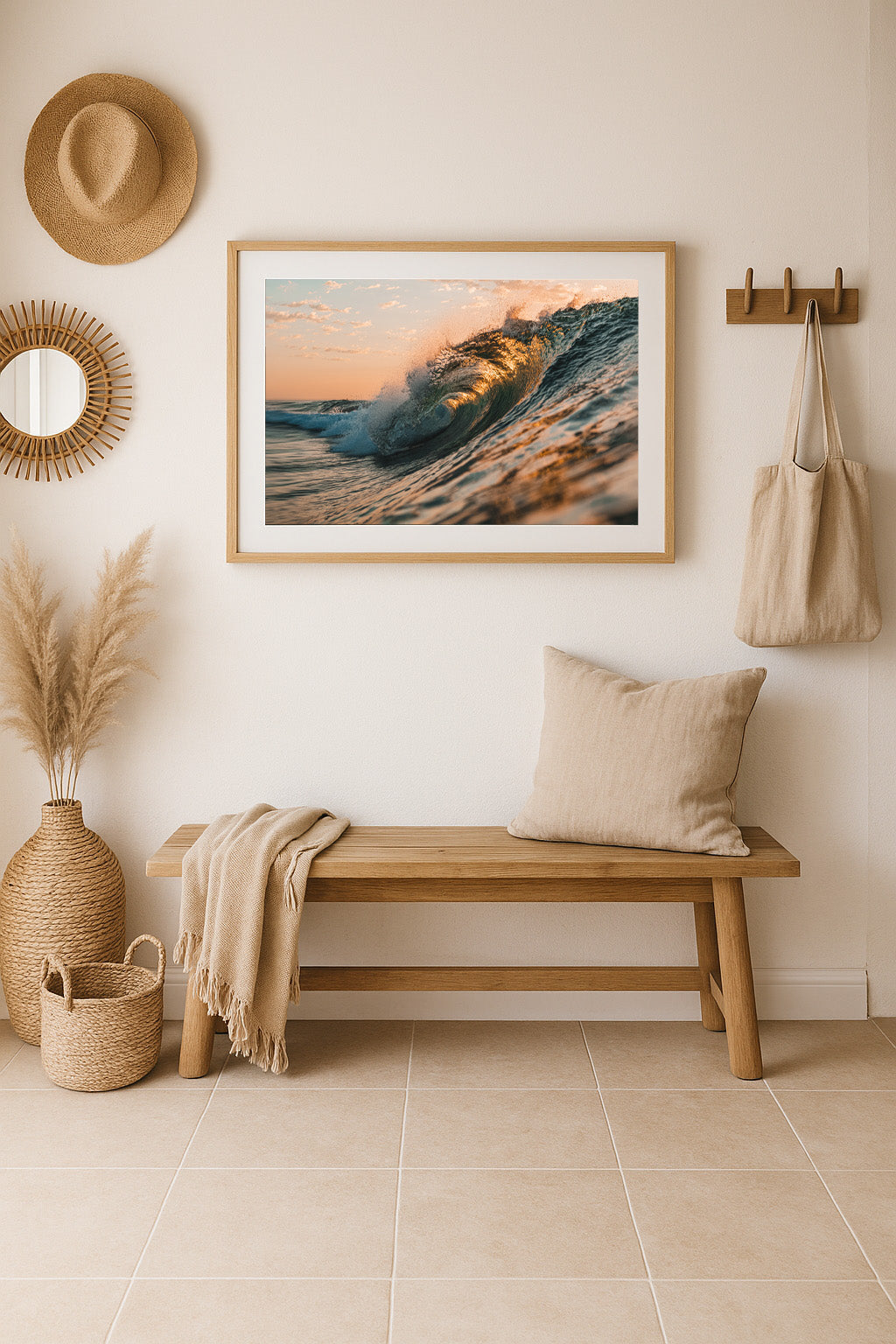 Left Lovers – Surf Print of Bateau Bay, NSW