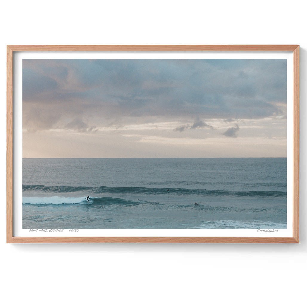 Life of the Morning – Coastal Print of Shelly Beach, NSW Print - From Above Images