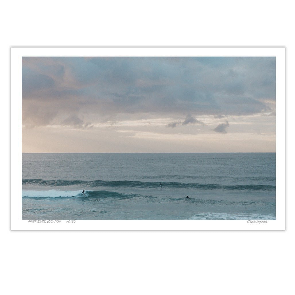 Life of the Morning – Coastal Print of Shelly Beach, NSW Print - From Above Images