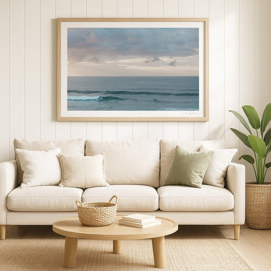 Life of the Morning – Coastal Print of Shelly Beach, NSW Print - From Above Images