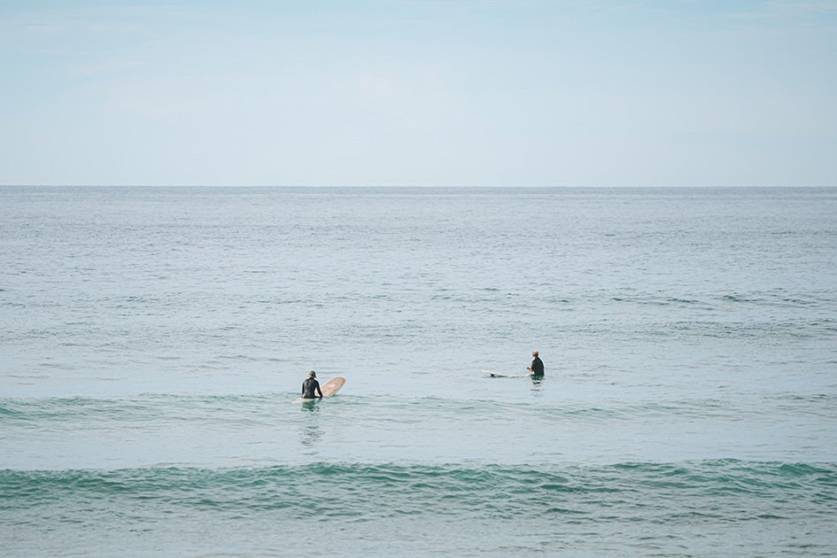 Longboards go to Heaven - Coastal Print of Macmasters Beach, NSW Print - From Above Images