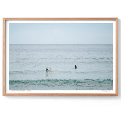 Longboards go to Heaven - Coastal Print of Macmasters Beach, NSW Print - From Above Images