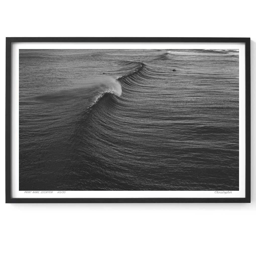 Lovely Lines – Aerial Coastal Print of North Avoca, NSW Print - From Above Images