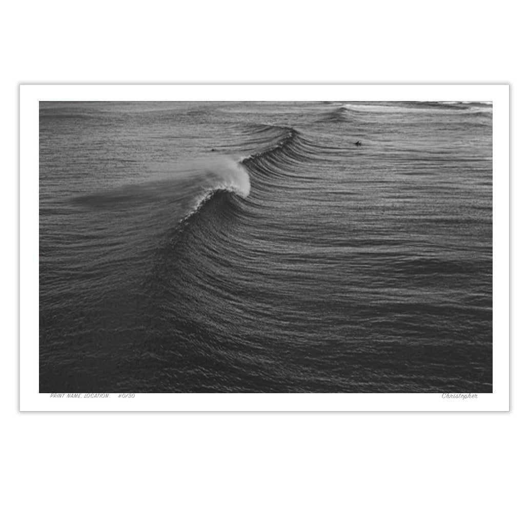 Lovely Lines – Aerial Coastal Print of North Avoca, NSW Print - From Above Images