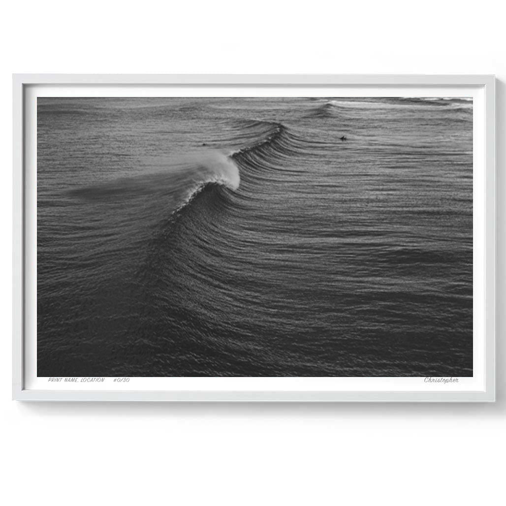 Lovely Lines – Aerial Coastal Print of North Avoca, NSW Print - From Above Images