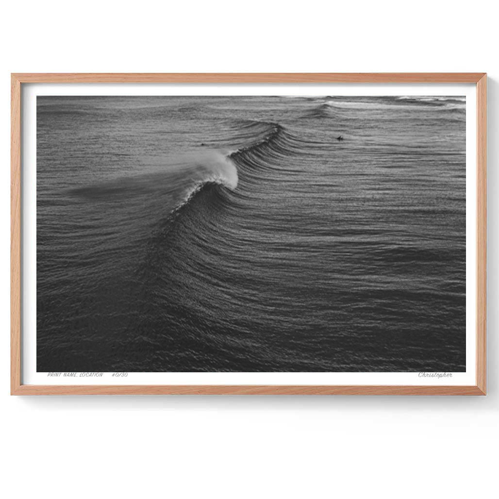 Lovely Lines – Aerial Coastal Print of North Avoca, NSW Print - From Above Images