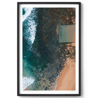 Tidal Contrast – Ocean Pool Print of Macmasters Beach, NSW