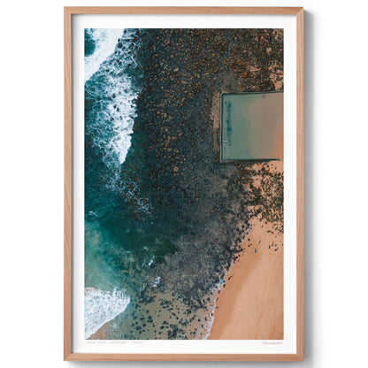 Tidal Contrast – Ocean Pool Print of Macmasters Beach, NSW