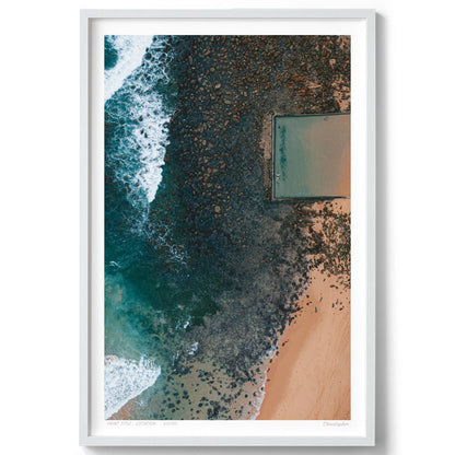 Tidal Contrast – Ocean Pool Print of Macmasters Beach, NSW