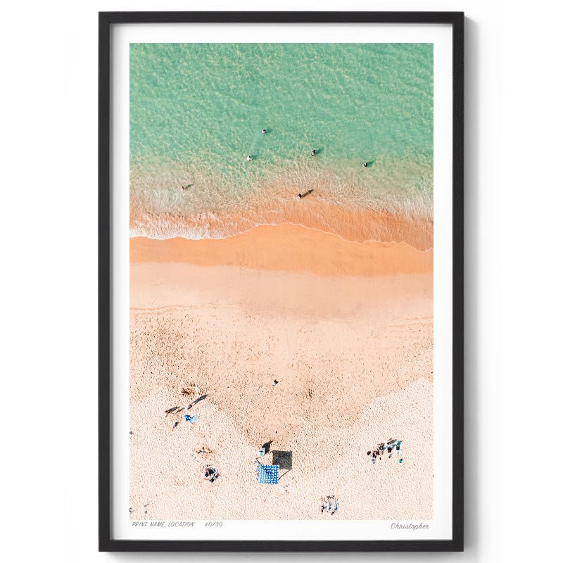 More Days – Aerial Coastal Print of Terrigal Beach, NSW Print - From Above Images