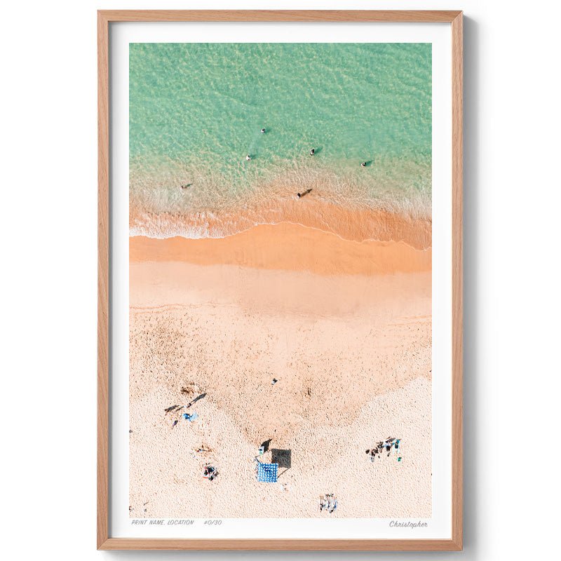 More Days – Aerial Coastal Print of Terrigal Beach, NSW Print - From Above Images