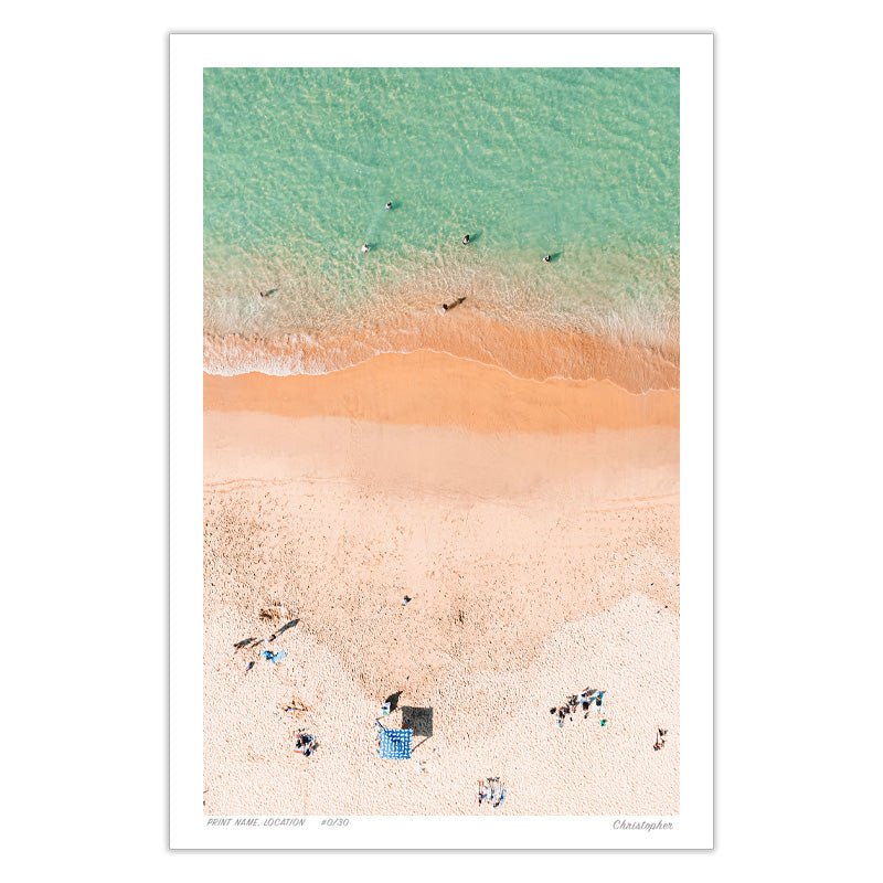 More Days – Aerial Coastal Print of Terrigal Beach, NSW Print - From Above Images