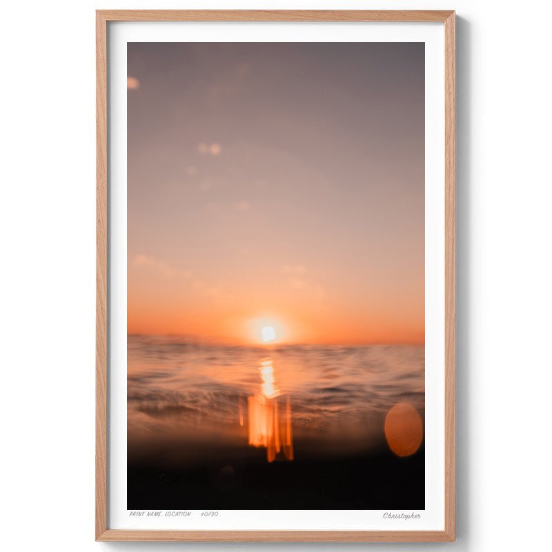 Motion Blur – Surf Print of Bateau Bay, NSW Print - From Above Images