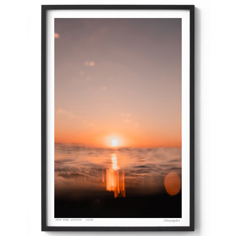 Motion Blur – Surf Print of Bateau Bay, NSW Print - From Above Images