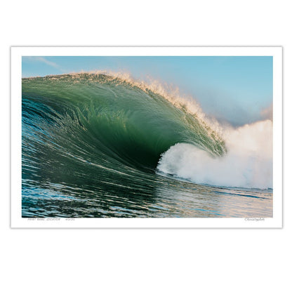 Movement– Surf Print of Bateau Bay, NSW Print - From Above Images