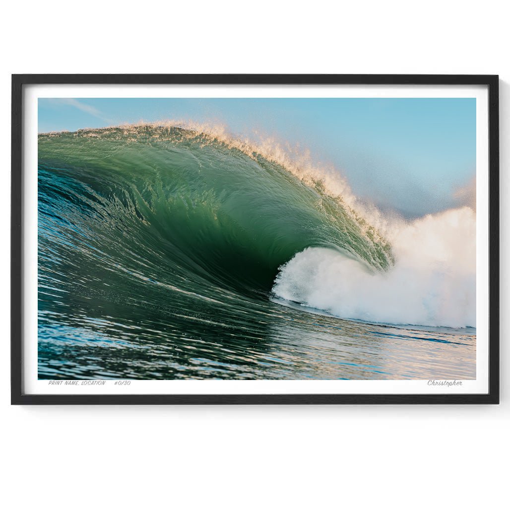 Movement– Surf Print of Bateau Bay, NSW Print - From Above Images