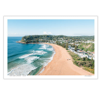 New Day - Coastal Print of Avoca Beach, NSW Print - From Above Images