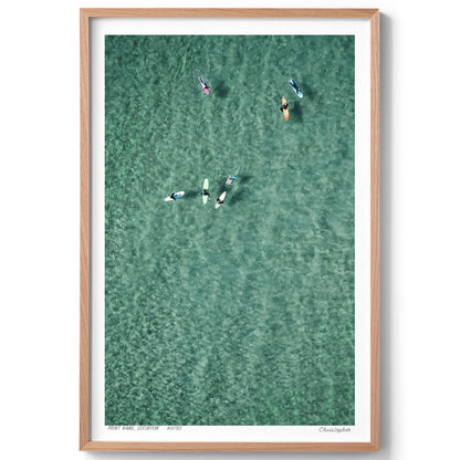 Family Time – Aerial Print of North Avoca Beach, NSW