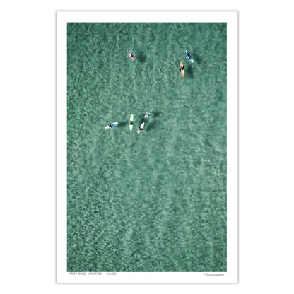 Family Time – Aerial Print of North Avoca Beach, NSW