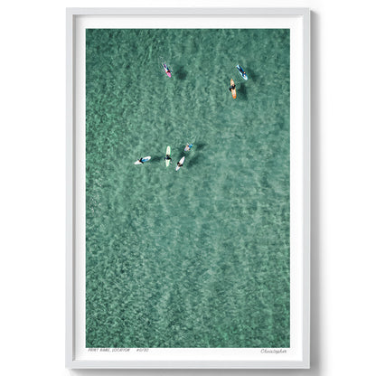 Family Time – Aerial Print of North Avoca Beach, NSW