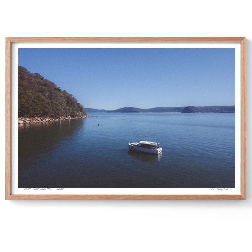 Old Days – Aerial Coastal Print of Lobster Beach, Central Coast Print - From Above Images