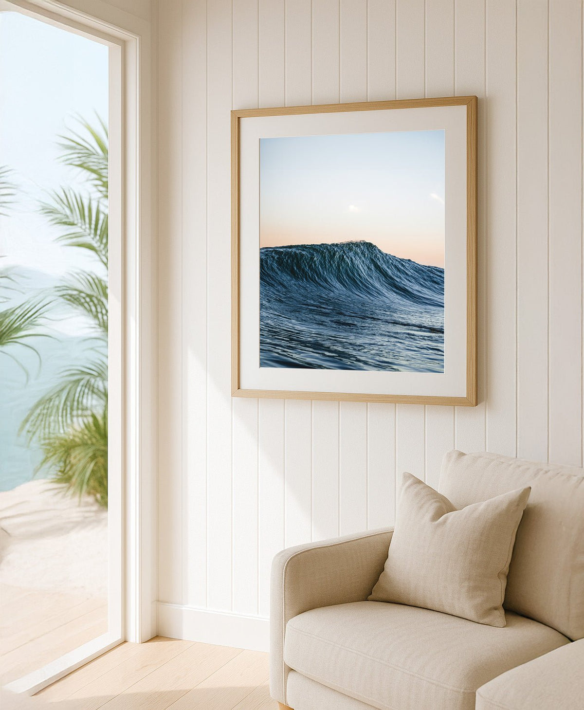 Peak – Surf Print of Bateau Bay, NSW Print - From Above Images