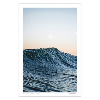 Peak – Surf Print of Bateau Bay, NSW Print - From Above Images