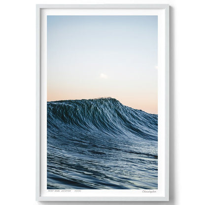 Peak – Surf Print of Bateau Bay, NSW Print - From Above Images