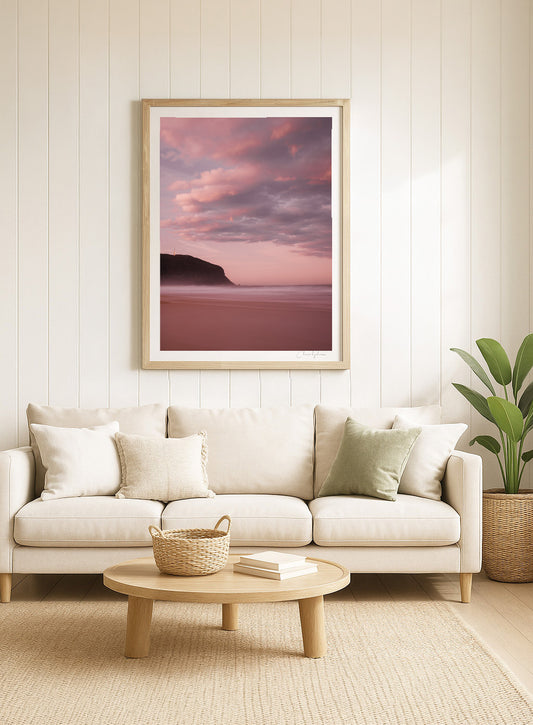 Hues – Coastal Surf Print of Forresters Beach, NSW