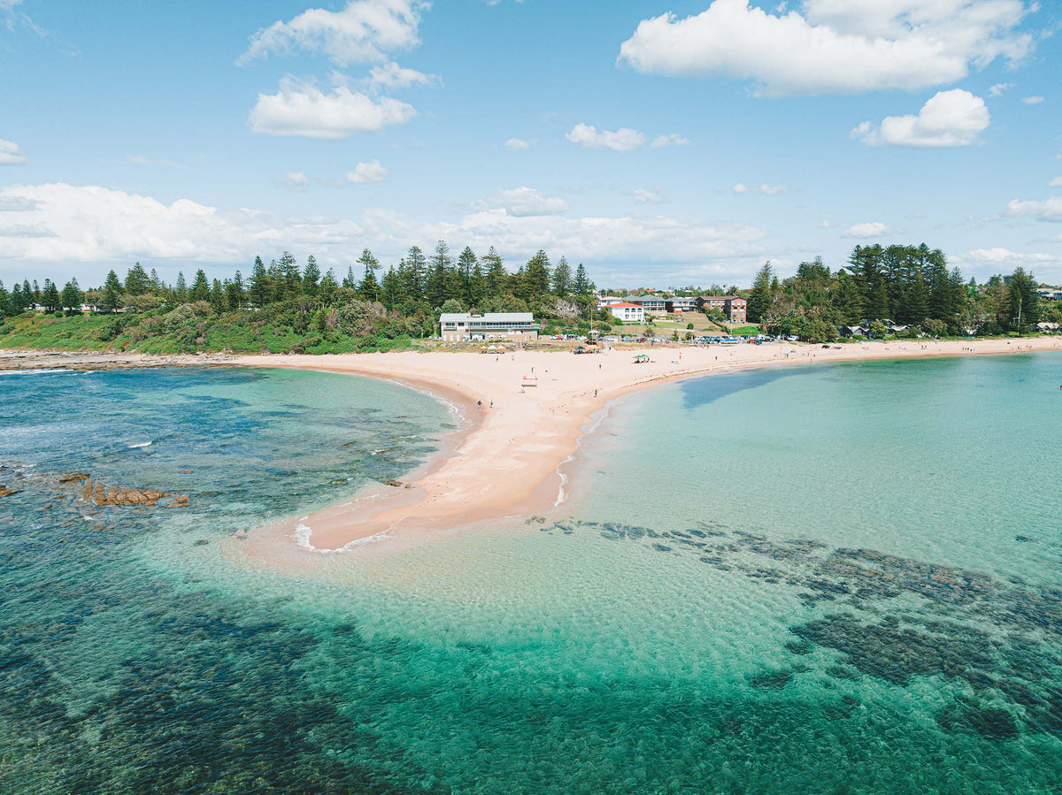 Power Bank – Aerial Coastal Print of Toowoon Bay Beach, NSW Print - From Above Images