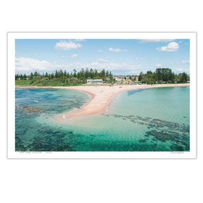 Power Bank – Aerial Coastal Print of Toowoon Bay Beach, NSW Print - From Above Images