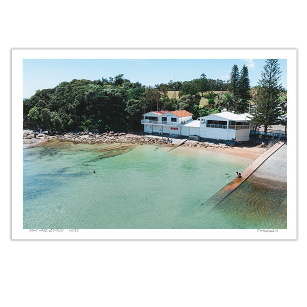 Rescue – Aerial Coastal Print of Terrigal Beach, NSW Print - From Above Images