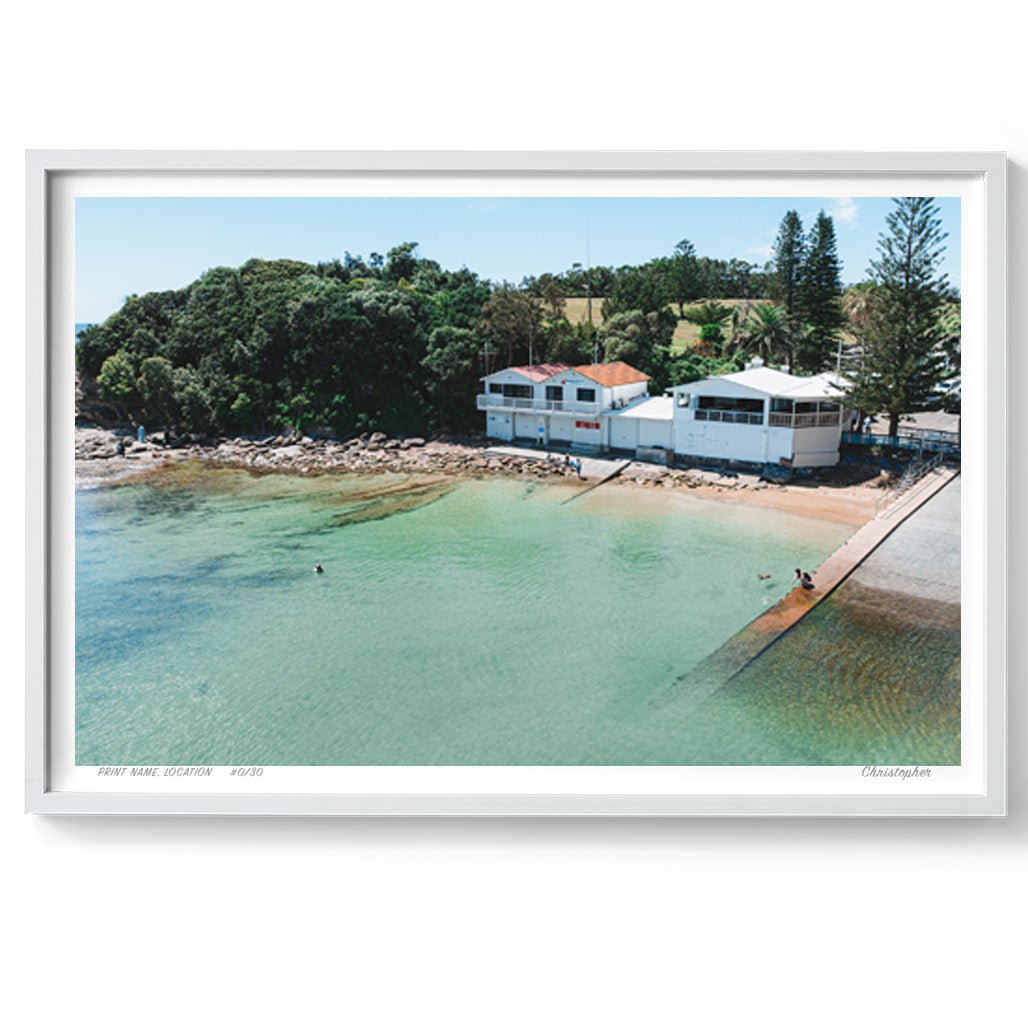 Rescue – Aerial Coastal Print of Terrigal Beach, NSW Print - From Above Images