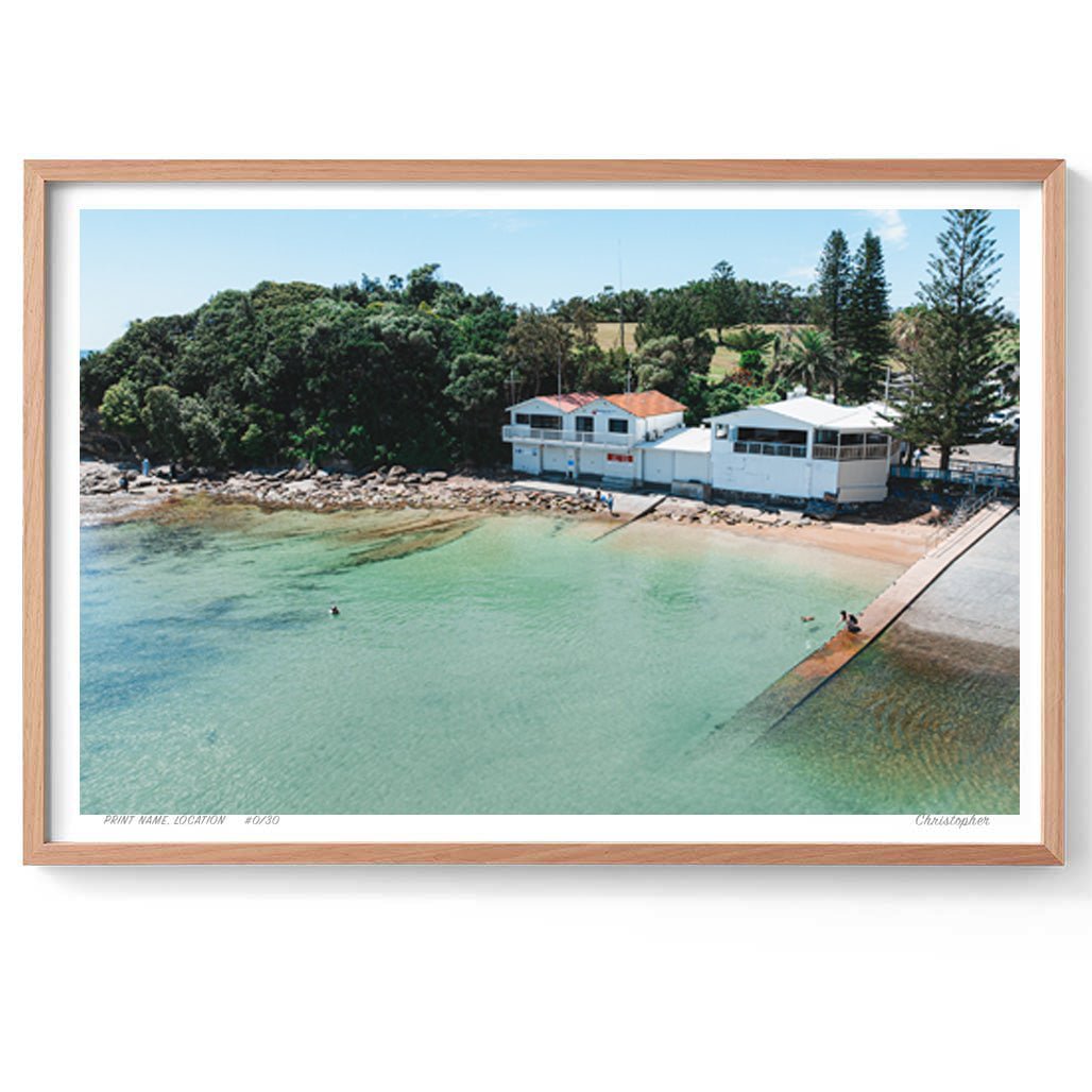Rescue – Aerial Coastal Print of Terrigal Beach, NSW Print - From Above Images