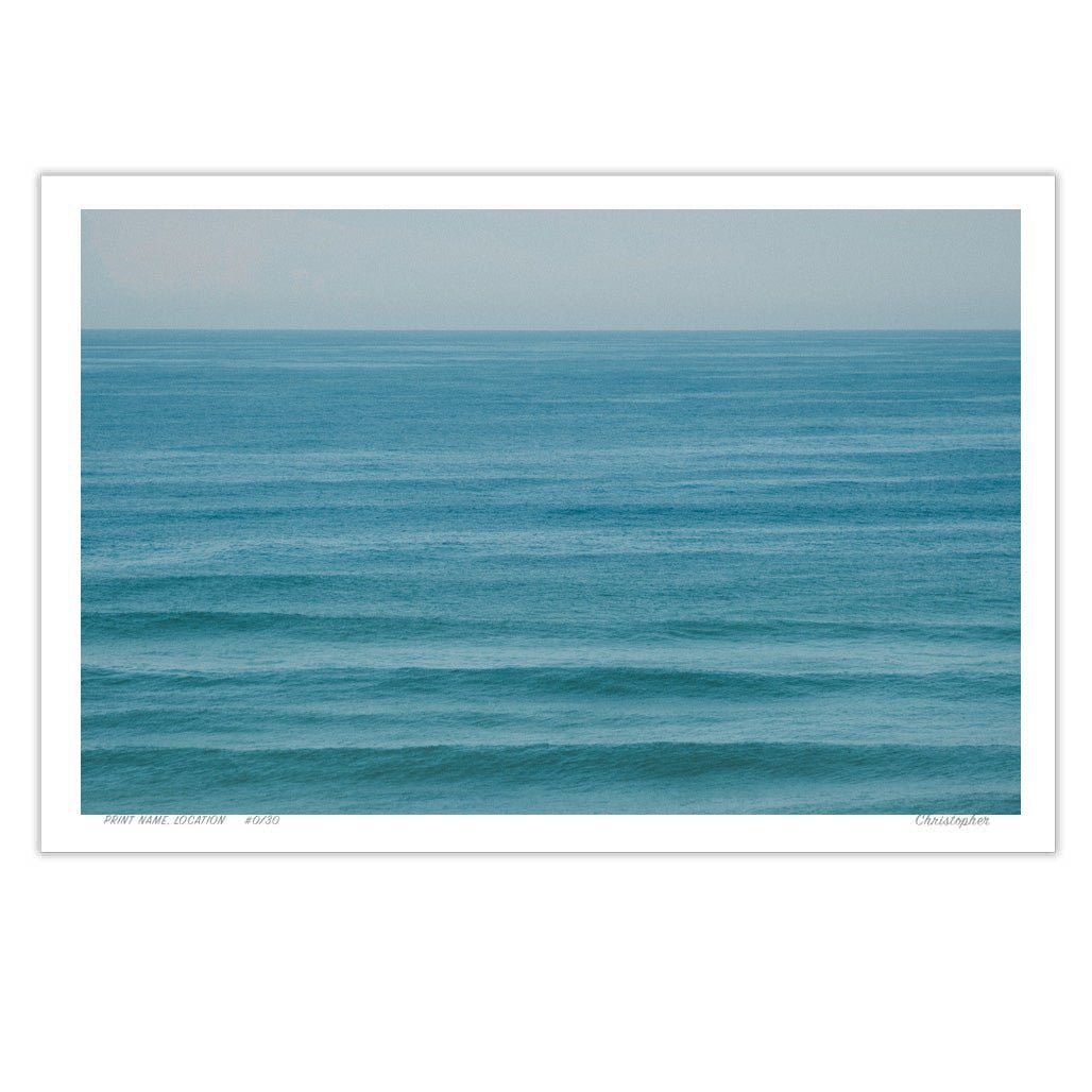 Shelly Haze – Aerial Coastal Print of Shelly Beach, NSW Print - From Above Images