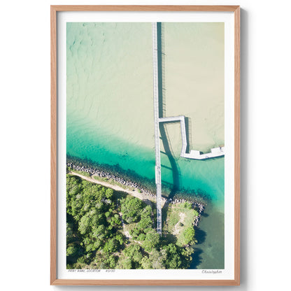 Lakeside - Aerial Coastal Print of South West Rocks, NSW