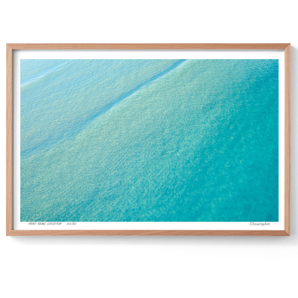 Blue – Aerial Coastal Print of Terrigal Beach, NSW