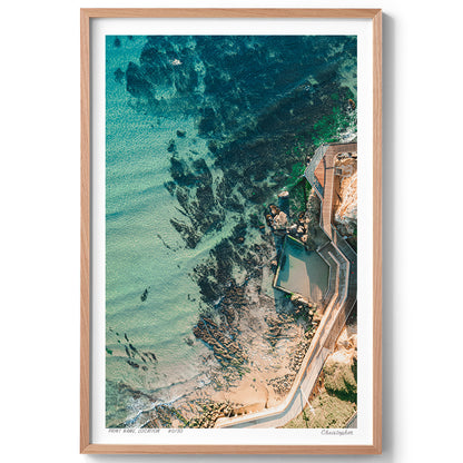 Clear Water – Aerial Coastal Print of Terrigal, Central Coast, NSW
