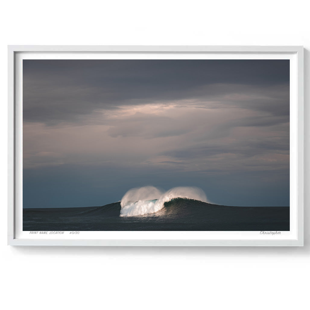 Timeless Serenity - Surf Print of Forresters Beach, NSW