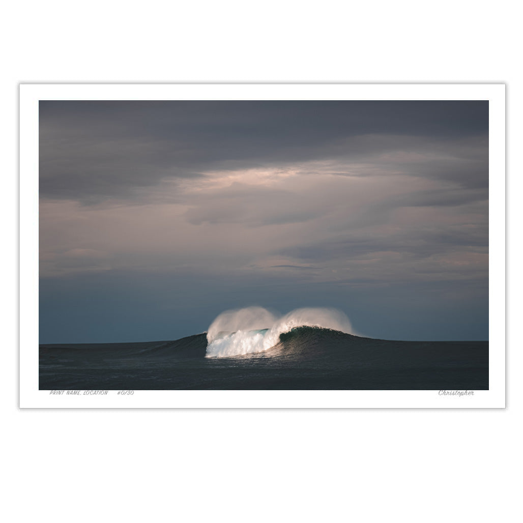Timeless Serenity - Surf Print of Forresters Beach, NSW