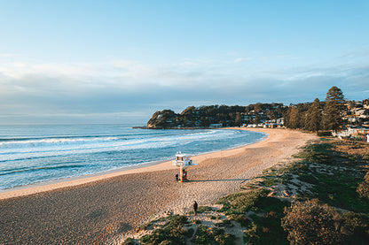 Tower Lines – Aerial Coastal Print of Avoca, NSW