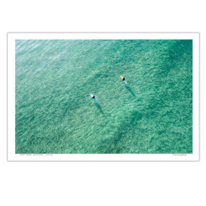Twins – Aerial Coastal Print of Shelly Beach, NSW Print - From Above Images