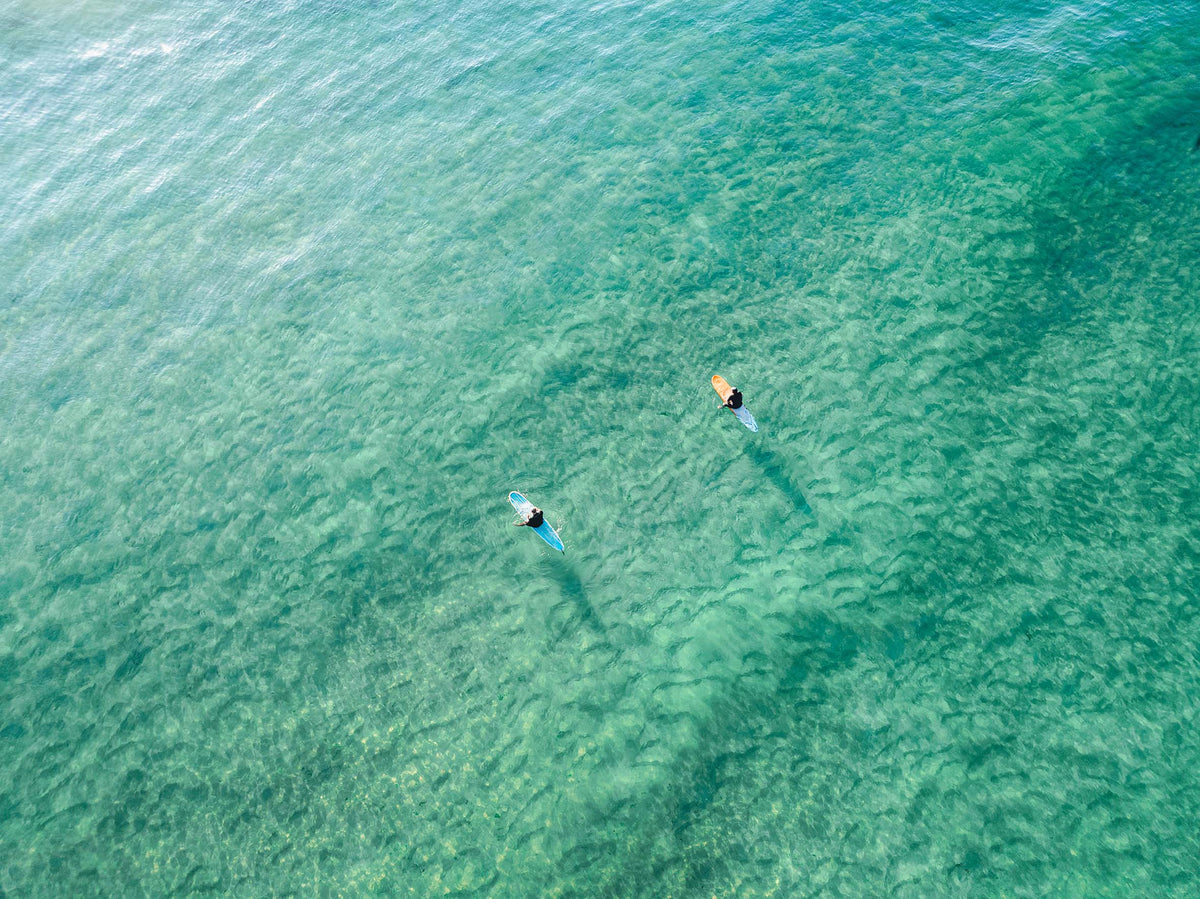 Twins – Aerial Coastal Print of Shelly Beach, NSW Print - From Above Images