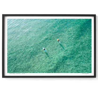 Twins – Aerial Coastal Print of Shelly Beach, NSW Print - From Above Images