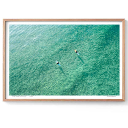 Twins – Aerial Coastal Print of Shelly Beach, NSW Print - From Above Images