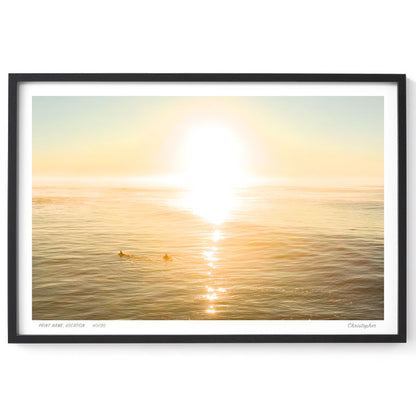 Golden Horizon – Coastal Print of Wamberal Beach, NSW