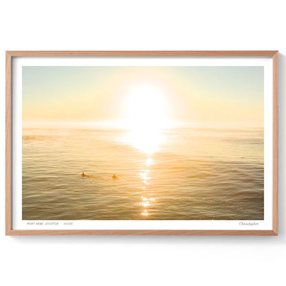 Golden Horizon – Coastal Print of Wamberal Beach, NSW