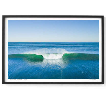 Your Choice – Aerial Surf Print of Forresters Beach, NSW Print - From Above Images