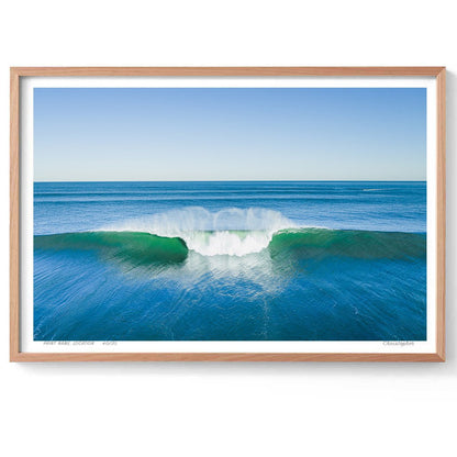 Your Choice – Aerial Surf Print of Forresters Beach, NSW Print - From Above Images